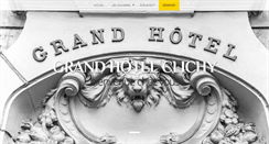 Desktop Screenshot of grandhotel-clichy.com